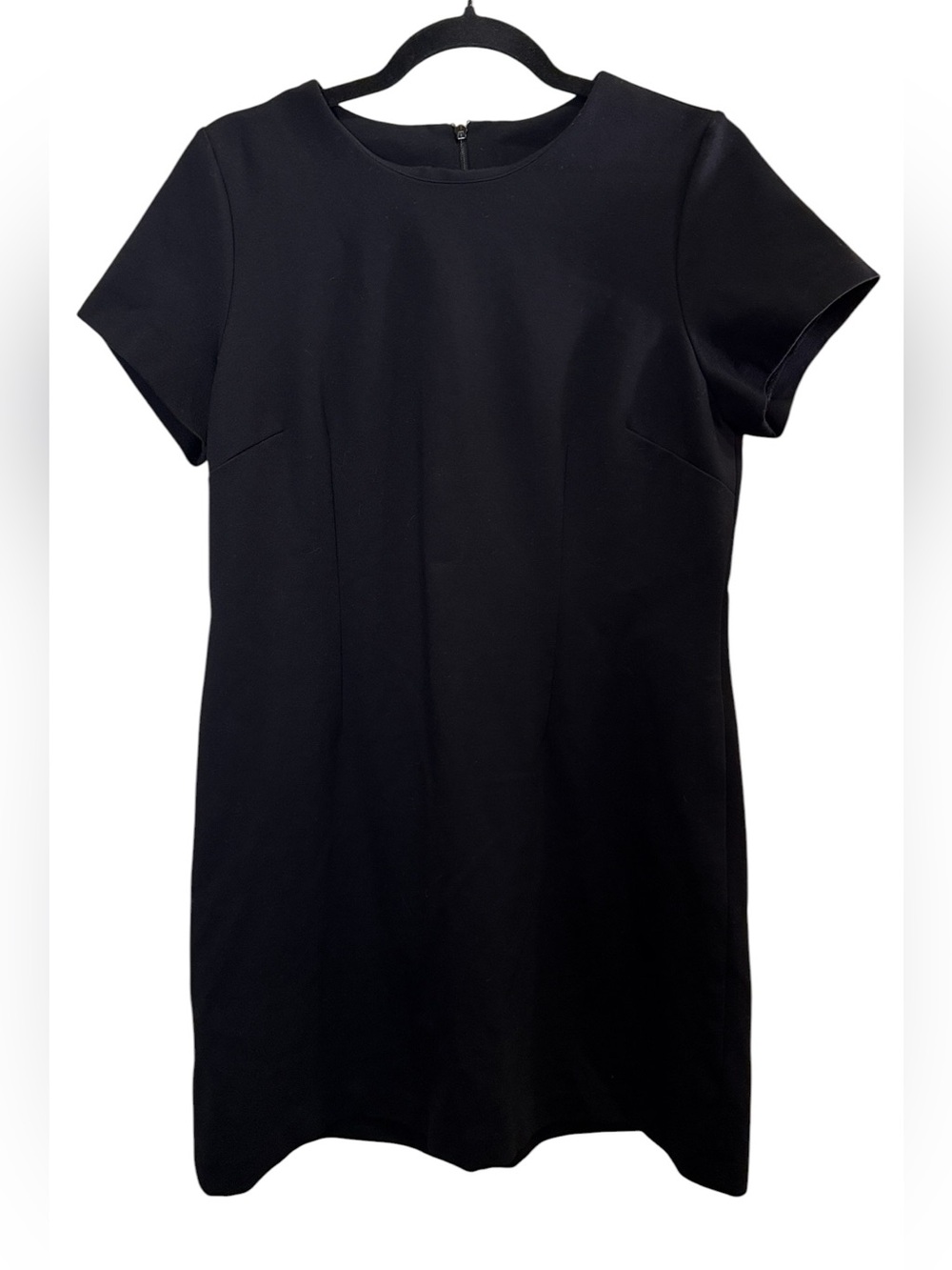 SPANX Women’s Black Stretchy Ponte Minimalist Mini Dress sz L